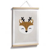 Poster Weihnachten - Niedliches Rentier - Orara Studio 