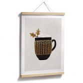 Poster Weihnachtlicher Kakao - Orara Studio 