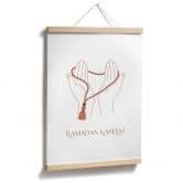 Poster Ramadan Kareem Handen 