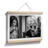 Poster Sarmento - Un tête-à-tête au café 
