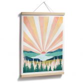 Poster SpaceFrog Designs - Retro Sommer 