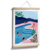 Poster Entspannen am Pool - Tomljanovic 