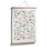 Poster Rosa Christrosen im Frühling - UN Designs 