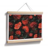 Poster UN Designs - Rote Blüten 
