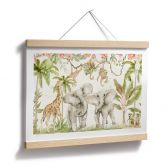 Plakat Dyr i den tropiske jungle - UN Designs 