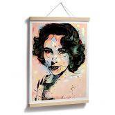 Poster Zamart - Hommage an Miro - Liz Taylor 