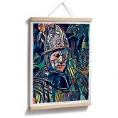 Poster Zamart - Hommage an Rembrandt - Der Mann  