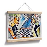 Poster Zamart - Zwei Schachspieler 