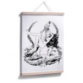 Poster - Drawstore - Parrot 'n Girl 