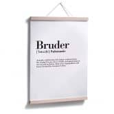 Poster Grammatik - Bruder 