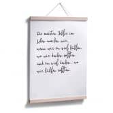 Premiumposter - Die meisten fehler im Leben 