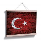 Poster Türkische Flagge 