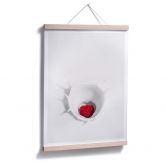 Poster Framboise éclaboussante 
