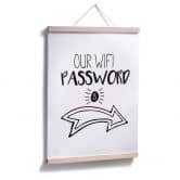Poster Our Wifi Password 