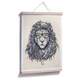 Poster Nerdy Lion 