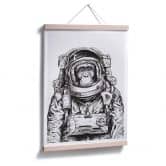 Poster Singe astronaute 