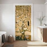 Türfolie Der Lebensbaum - Klimt - Selbstklebende Türdeko 