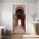 Door foil Oriental gate with mosaics - Sisi & Seb - Self-adhesive door decoration 