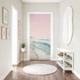 Door film Pink sky over the sea - Sisi & Seb - Self-adhesive door decoration 