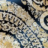 Versace wallpaper Vliestapete Heritage Barocktapete mit Ornamenten schwarz, gold, creme 