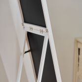Standspiegel weiß groß - Berlin - 33x153 cm 