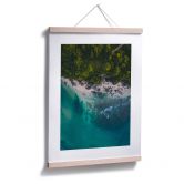 Poster Der Blick von oben: Wald und Meer 