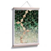 Poster Fredriksson - Nature juxtaposée à la géométrie 