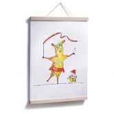 Poster Hagenmeyer - Dansende Lama 