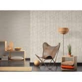 Livingwalls Vliestapete Metropolitan Stories Francesca Milano Unitapete einfarbig creme 