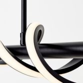 Pendelleuchte Alexander, schwarz, 150 x 75,5 cm, Pendellampe 
