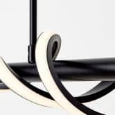 Pendelleuchte Alexander, schwarz, 150 x 95,5 cm, Pendellampe 