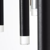 Pendelleuchte Eddy, braun, 180 x 55,3 cm, Metall Pendellampe, dimmbar 