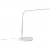 Tischleuchte Jannes, weiß, 38 x 18 x 36 cm, Nachttischlampe, dimmbar 