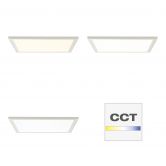 Deckenleuchte Klaas, weiß, 5 x 60 cm, Metall LED Panel, dimmbar 