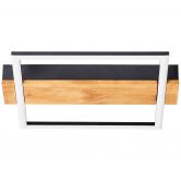 Deckenleuchte Layla, braun, 4,6 x 30 cm, Holz Lampe 