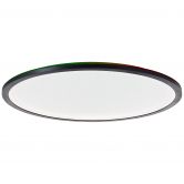 Deckenleuchte Liz, schwarz, 3 x 50 cm, Glitzeroptik 
