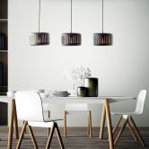 Pendelleuchte Silvio, gold, 120 x 110 cm, Metall Pendellampe, dimmbar 