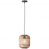 Pendelleuchte Willi, braun, 130 x 21,5 cm, Metall Pendellampe, dimmbar 