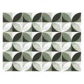 Tile stickers Abstract Flower Pattern – Green 