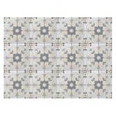 Fliesenaufkleber Blumen-Ornament - 12er Set 
