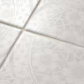 Sticker carrelage - Fleurs victoriennes claires 