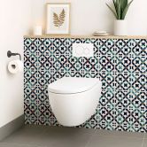 Fliesenaufkleber Portugiesisches Muster Azulejo - Treechild - 12er Set 