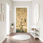 Türfolie Der Lebensbaum - Klimt - Selbstklebende Türdeko 