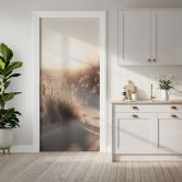 Door film sunset over the dunes - Treechild - Self-adhesive door decoration 