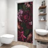 Fleur de Paris door film - UN Designs - Self-adhesive door decoration 