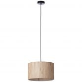 Pendelleuchte Valentin, braun, 120 x 35 cm, Seegras Pendellampe 