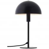 Tischleuchte Lasse, schwarz, 35,5 x 20,3 cm, Metall Pilzlampe 
