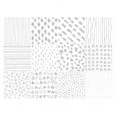 Fliesenaufkleber Formen - grau - 12er Set 