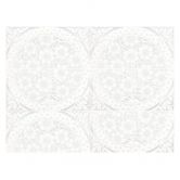 Sticker carrelage - Fleurs victoriennes claires 