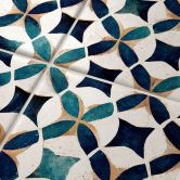Fliesenaufkleber Portugiesisches Muster Azulejo - Treechild - 12er Set 